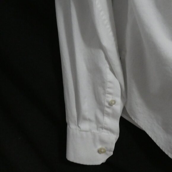 MATINIQUE | size 19/40 - medium | White Button-Up Dress Shirt | No Pockets - Picture 11 of 14